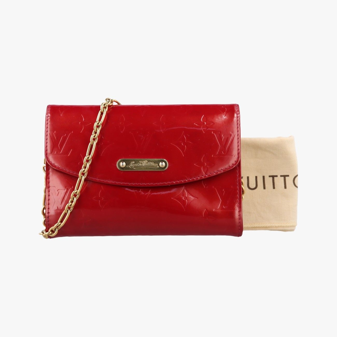 Louis Vuitton Belle Aire Pomme D'amour Vernis Shoulder