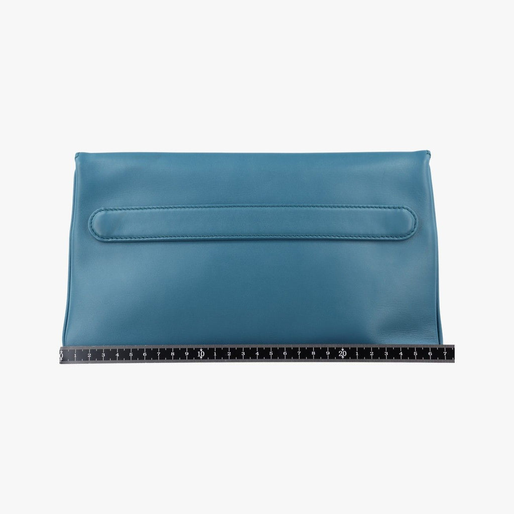 Dior Double Blue Leather Shoulder — view 2