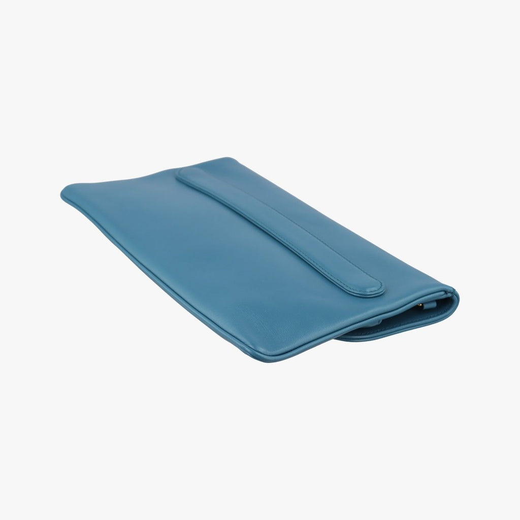Dior Double Blue Leather Shoulder — view 6