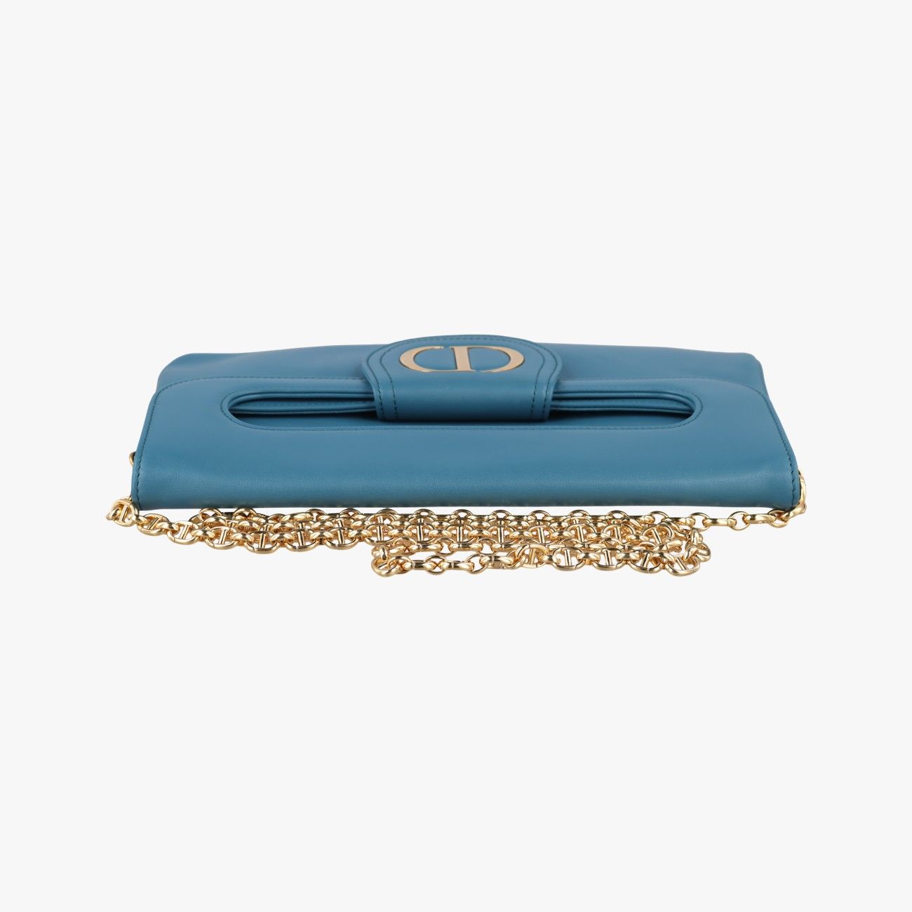 Dior Double Blue Leather Shoulder — view 8