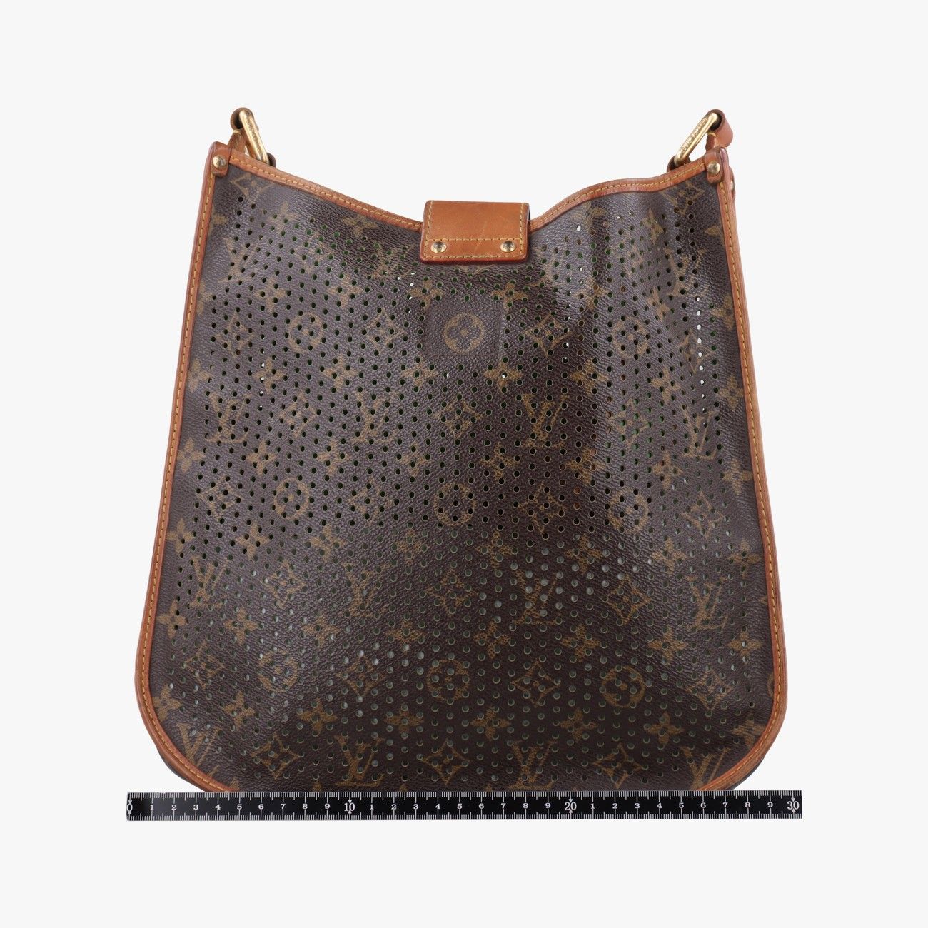Louis Vuitton Musette Monogram Brown Green Perfo Shoulder — view 2