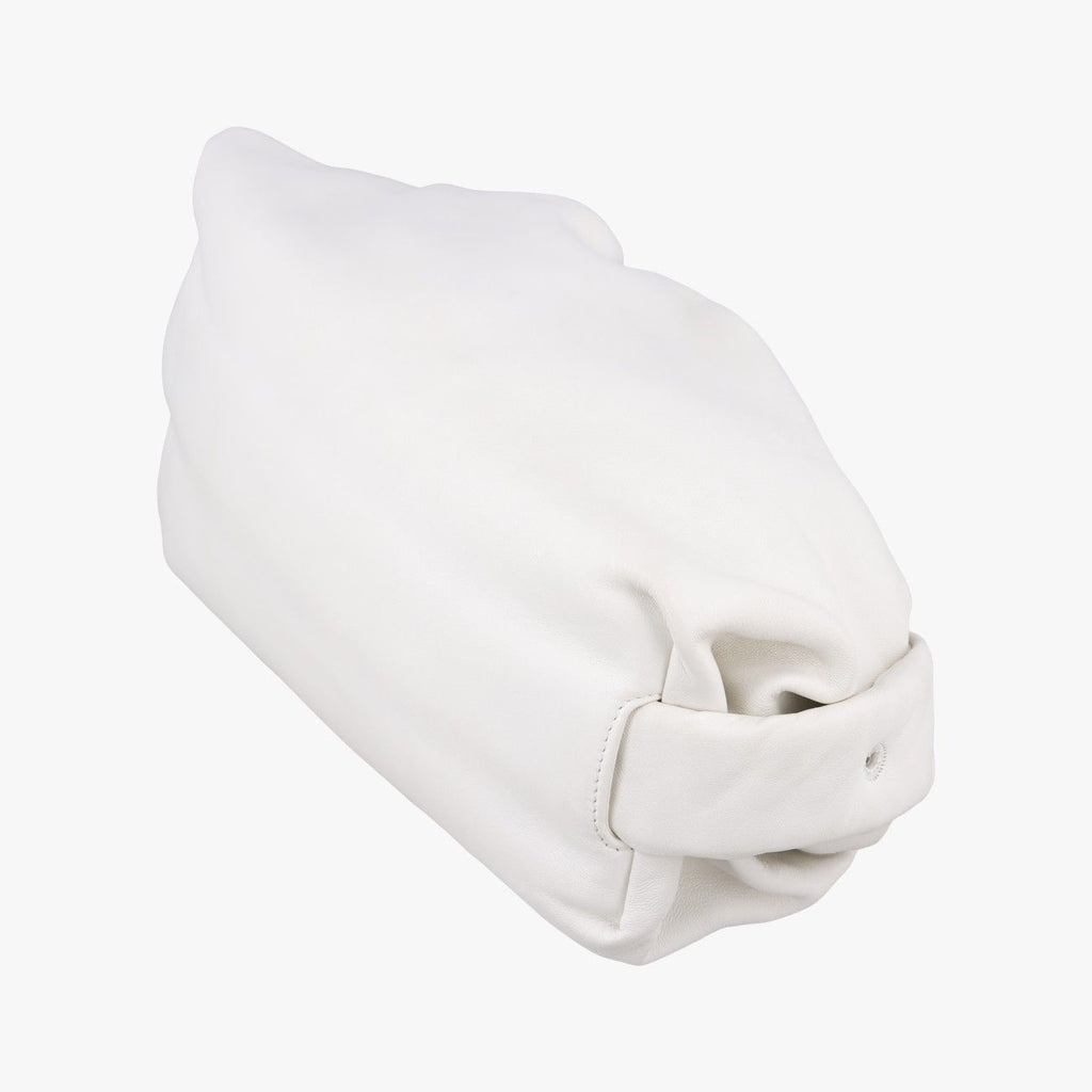 Bottega Veneta the Pouch White Lambskin — view 4