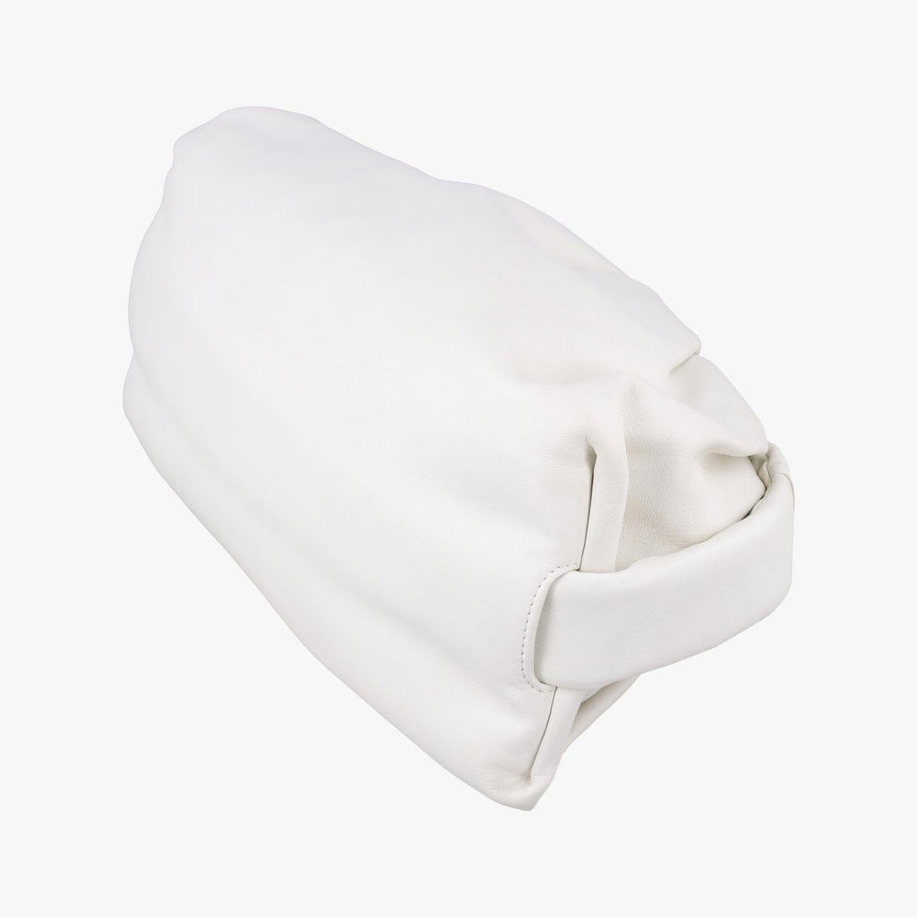 Bottega Veneta the Pouch White Lambskin — view 6
