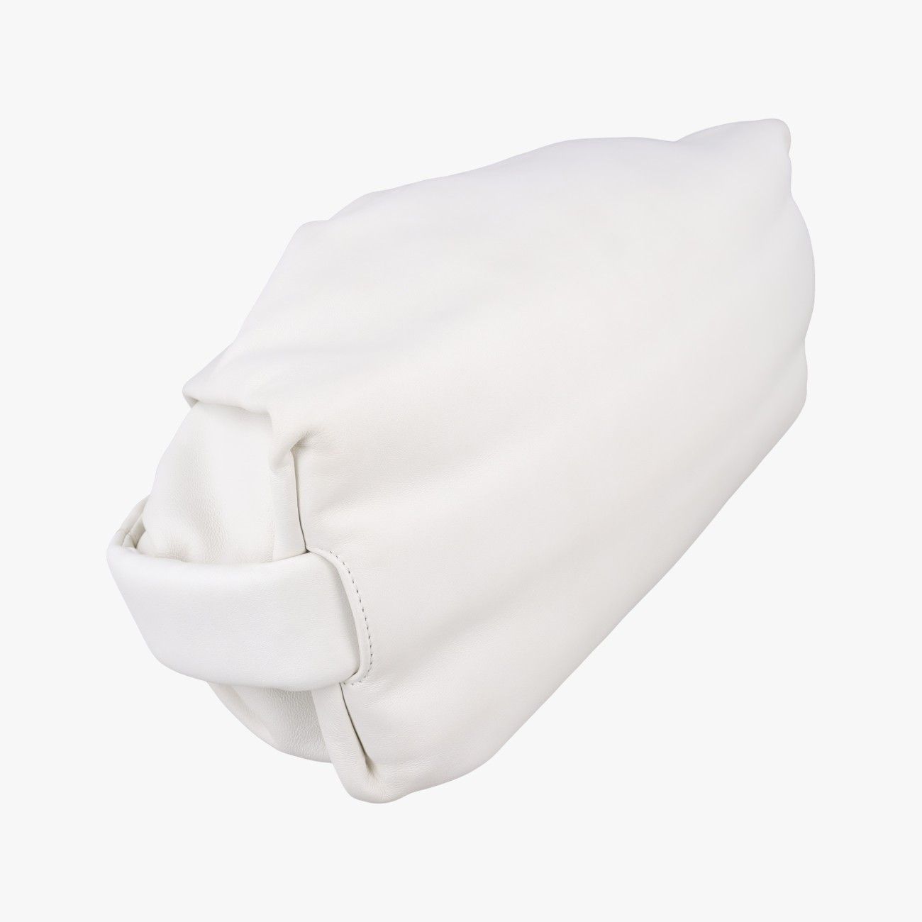 Bottega Veneta the Pouch White Lambskin — view 5