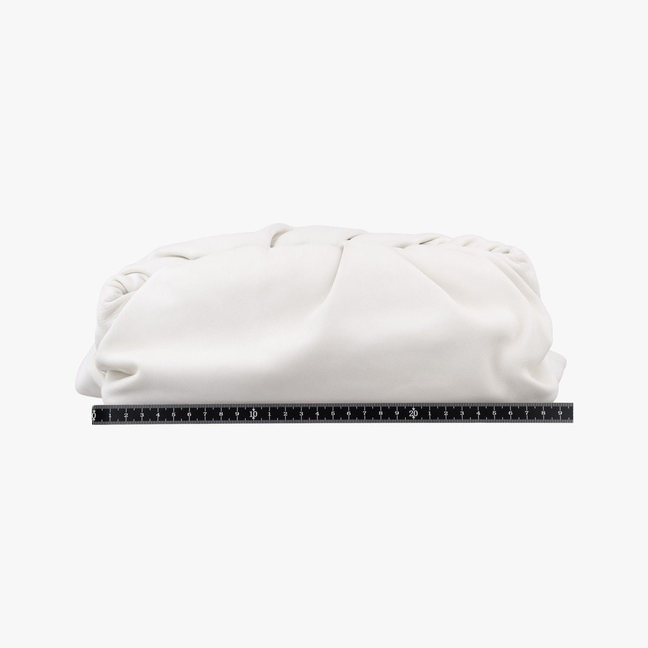 Bottega Veneta the Pouch White Lambskin — view 2