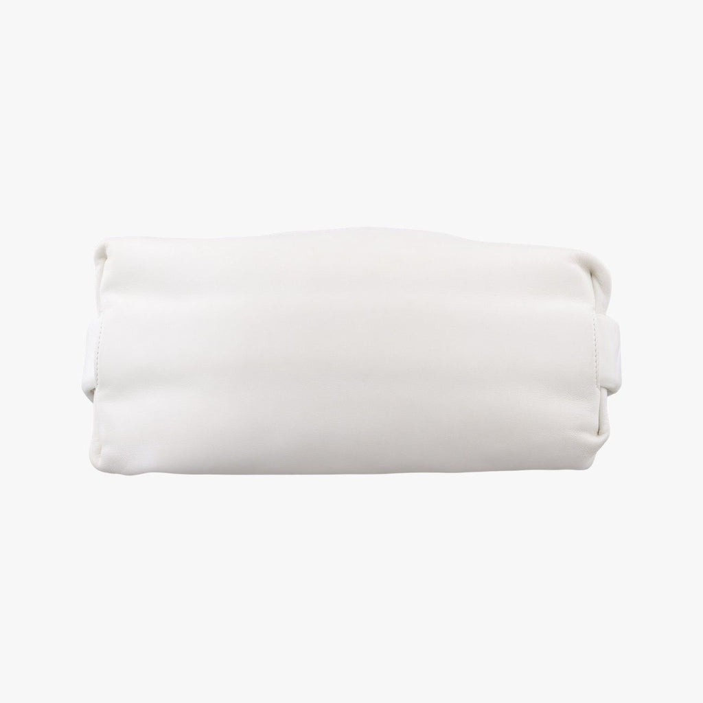 Bottega Veneta the Pouch White Lambskin — view 3