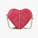 Louis Vuitton Heart on Chain Red Lambskin Shoulder