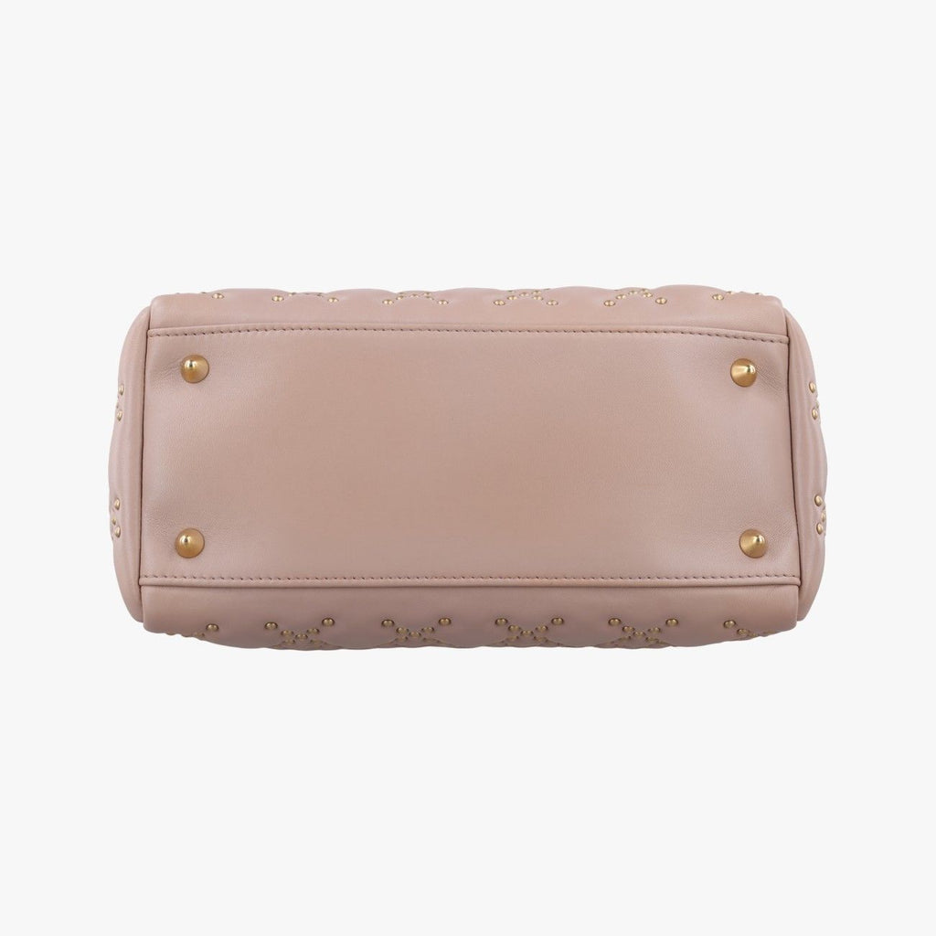 Dior Lady Pink Lambskin Handbag — view 3
