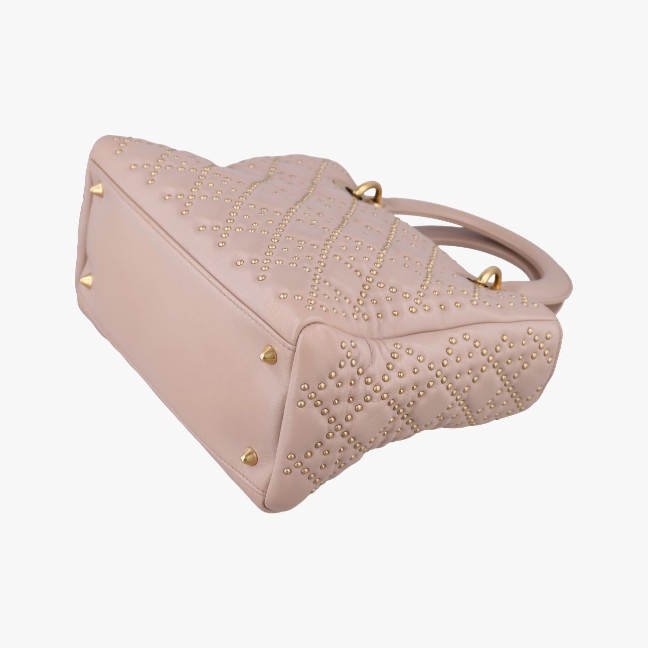 Dior Lady Pink Lambskin Handbag — view 6