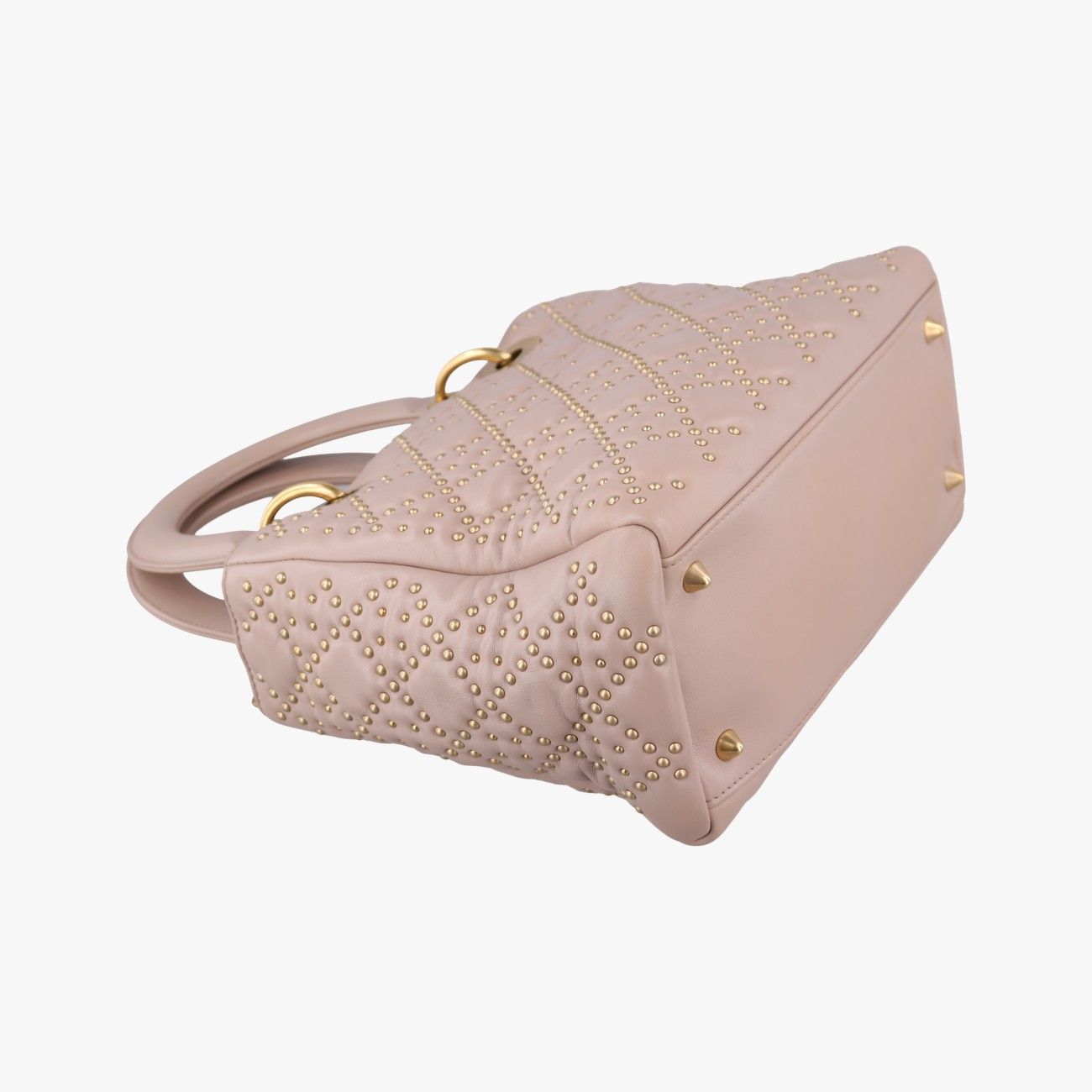 Dior Lady Pink Lambskin Handbag — view 7