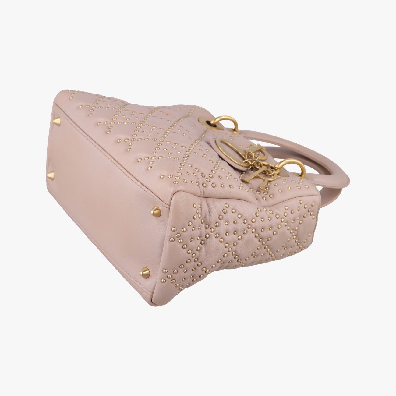 Dior Lady Pink Lambskin Handbag — view 4