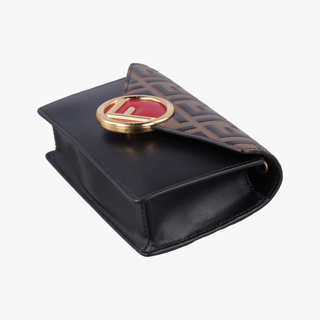 Fendi Brown Leather Handbag — view 4