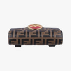 Fendi Brown Leather Handbag — view 8
