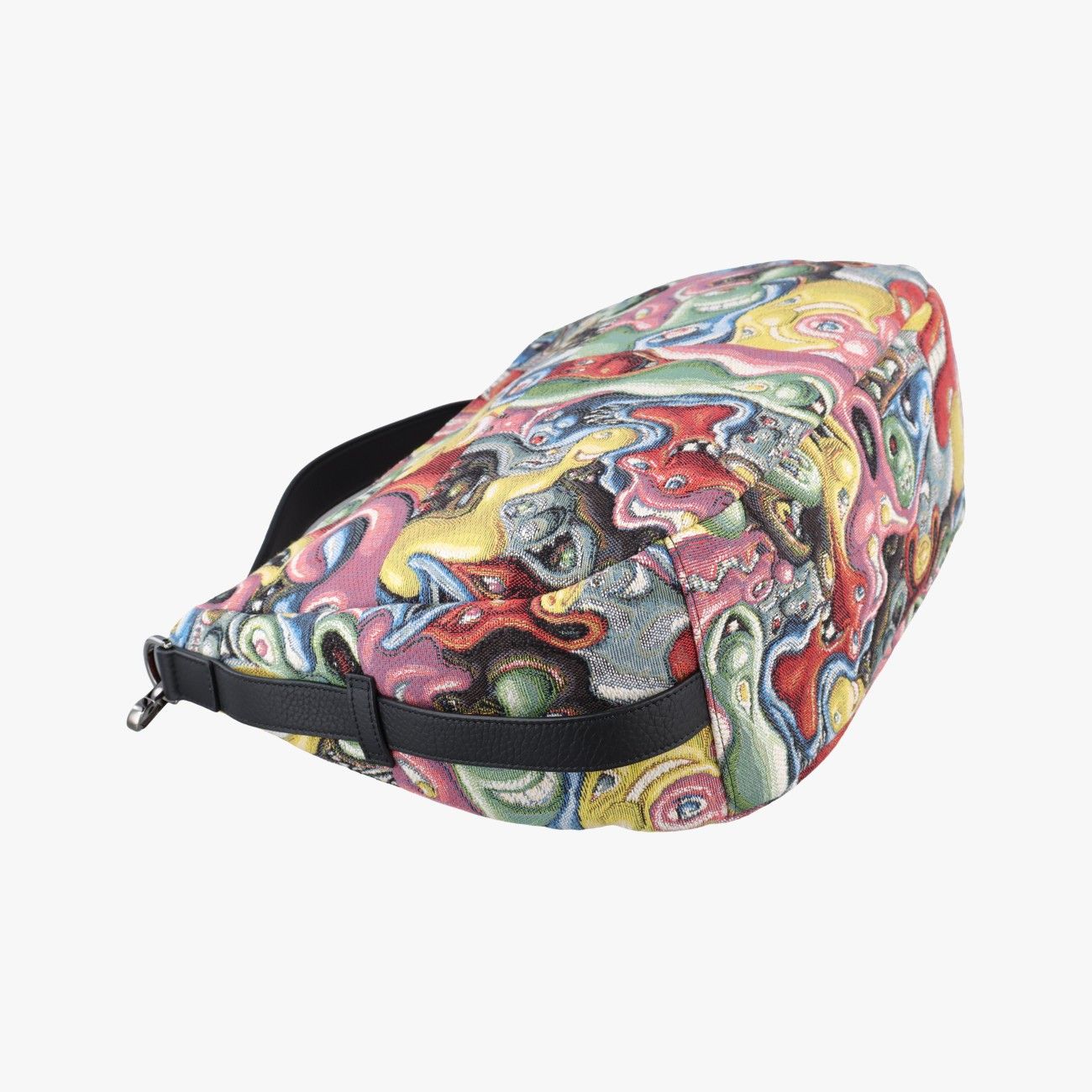 Dior &kennie Schaaf Saddle Soft Multicolor Jacquard Grained Calfskin Shoulder — view 7