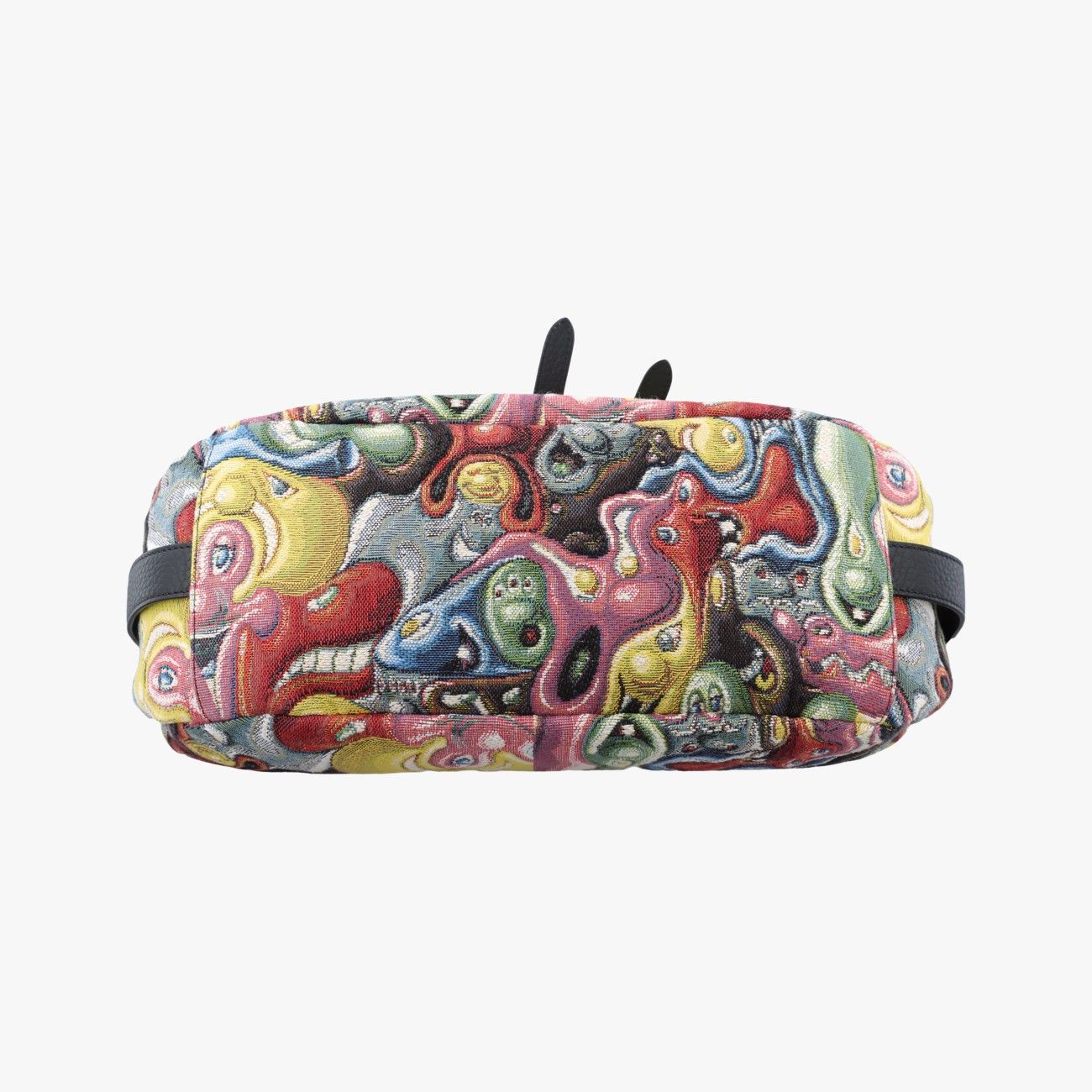 Dior &kennie Schaaf Saddle Soft Multicolor Jacquard Grained Calfskin Shoulder — view 3