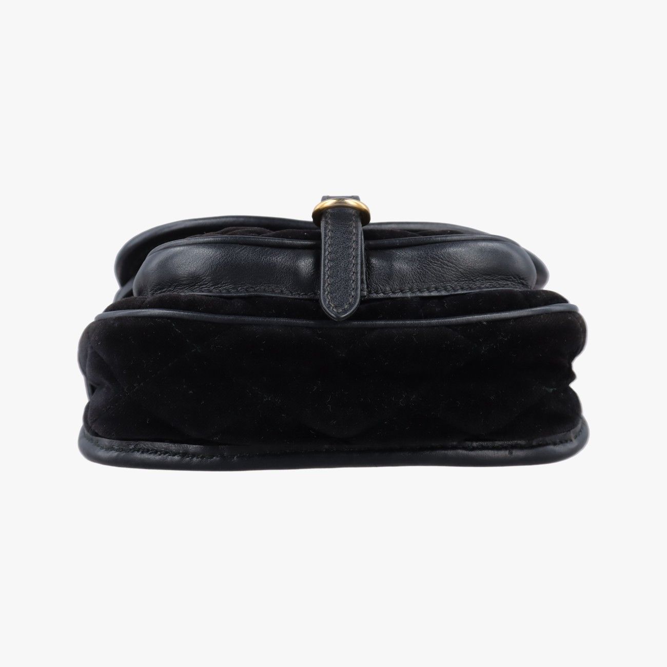 Prada Velvet Belt Bum Black Velour — view 3