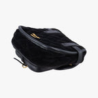 Prada Velvet Belt Bum Black Velour — view 6
