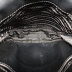 Prada Velvet Belt Bum Black Velour — view 9