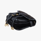 Prada Velvet Belt Bum Black Velour — view 4