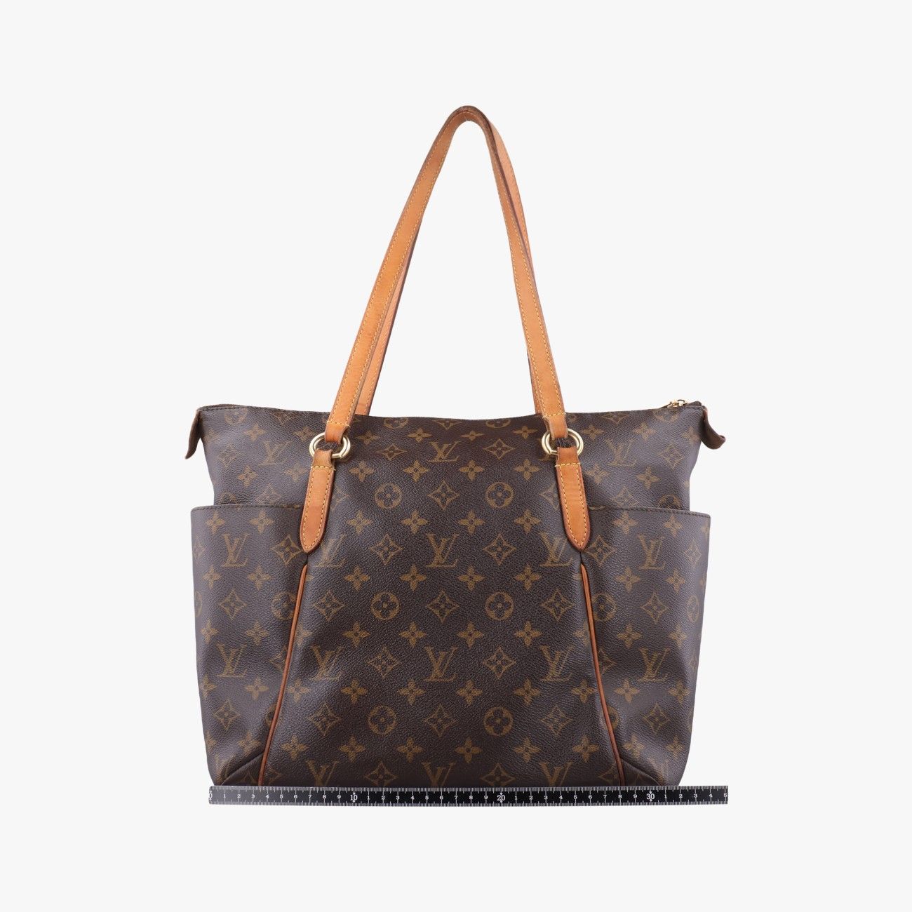 Louis Vuitton Totally MM Monogram Brown Canvas Shoulder — view 2