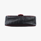 Gucci GG Marmont Black Red Leather Shoulder — view 3
