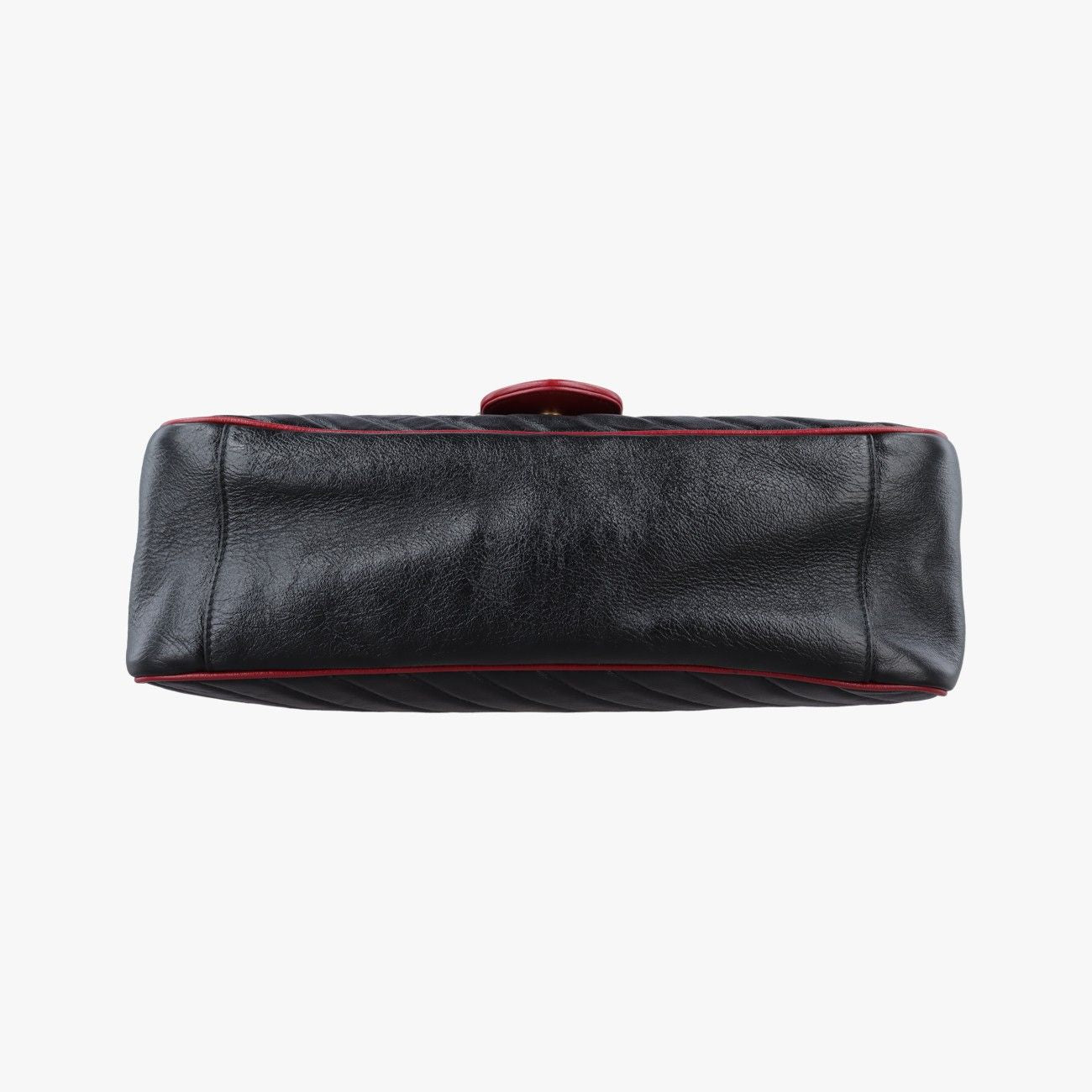 Gucci GG Marmont Black Red Leather Shoulder — view 3