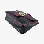 Gucci GG Marmont Black Red Leather Shoulder — view 4