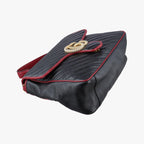 Gucci GG Marmont Black Red Leather Shoulder — view 5