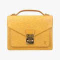 Louis Vuitton Monceau 28 Tassili Yellow Epi Handbag
