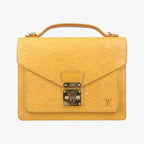 Louis Vuitton Monceau 28 Tassili Yellow Epi Handbag