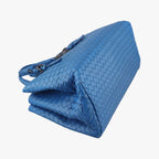 Bottega Veneta Roman Intrecciato Blue Lambskin Shoulder — view 5