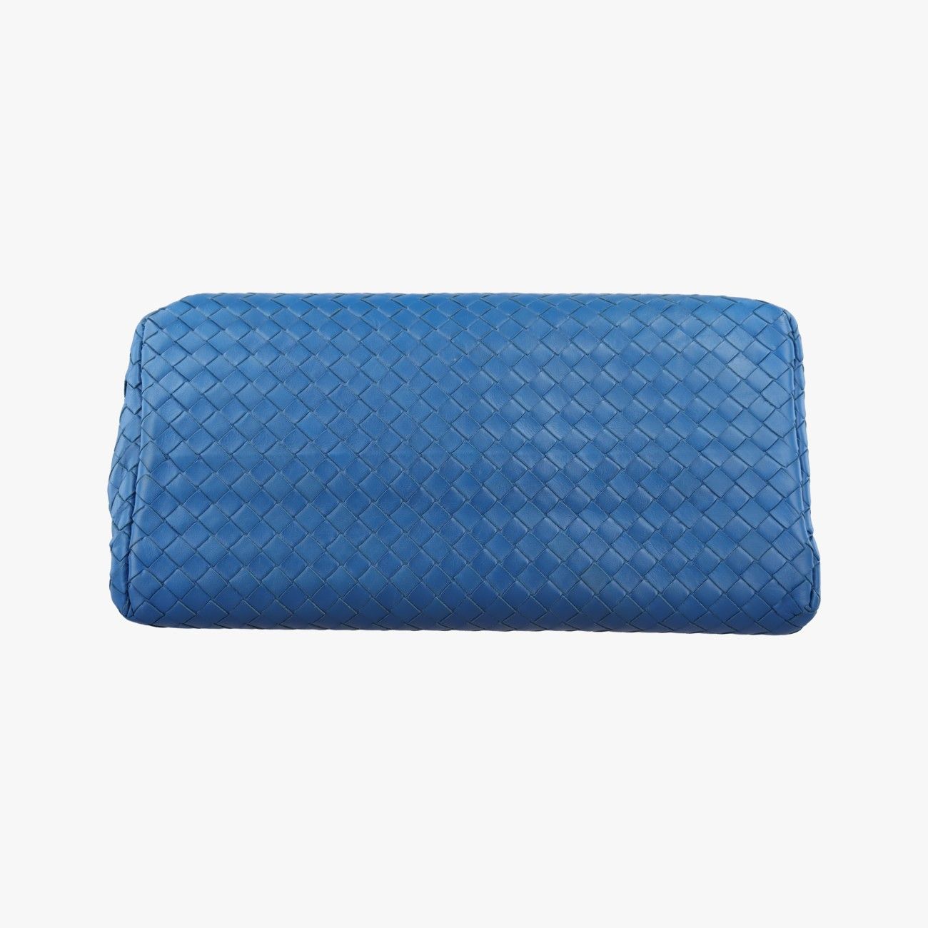 Bottega Veneta Roman Intrecciato Blue Lambskin Shoulder — view 3