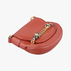 Gucci Nubuck Tigret Chain Brown Leather Shoulder — view 5