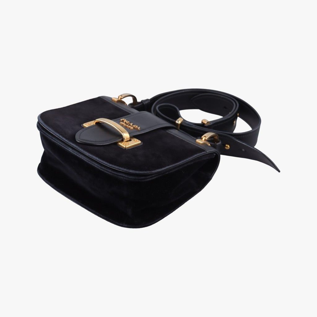 Prada Pioneer Black Leather 25 Shoulder — view 4
