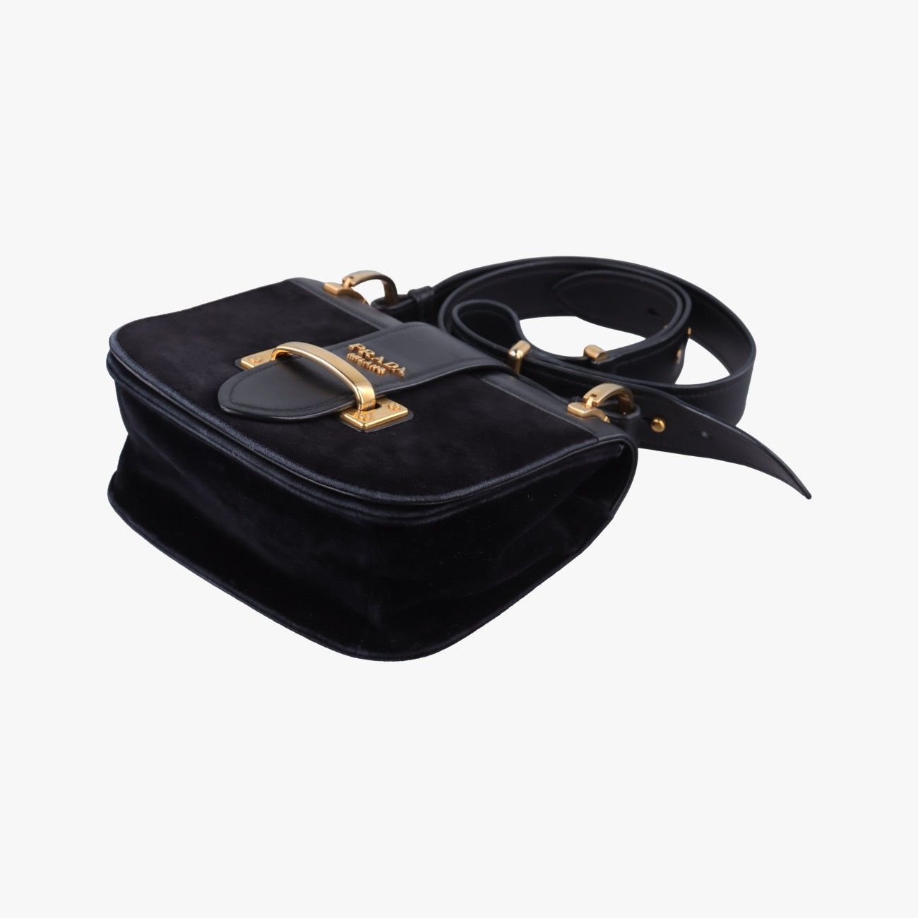 Prada Pioneer Black Leather 25 Shoulder — view 4