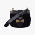 Prada Pioneer Black Leather 25 Shoulder