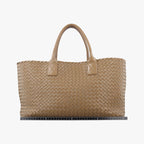 Bottega Veneta Cabas MM Brown Leather Is Listed Handbag — view 2