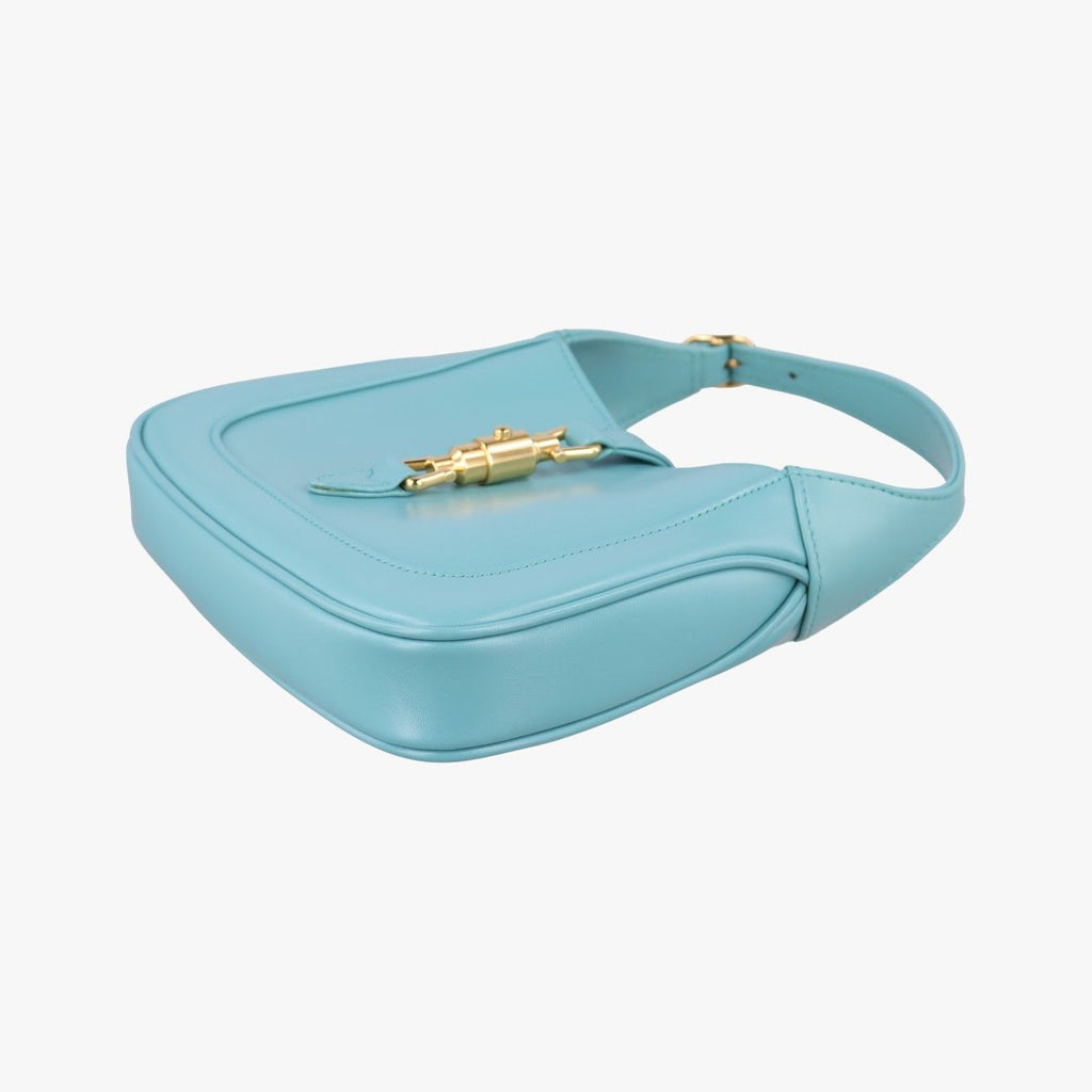 Gucci Jackie Blue Leather Shoulder — view 4
