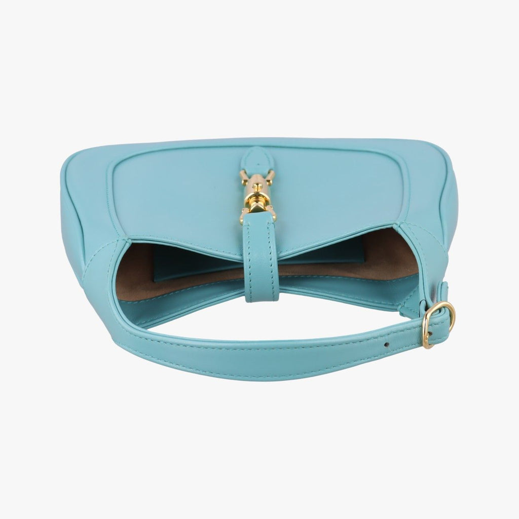 Gucci Jackie Blue Leather Shoulder — view 8