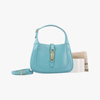Gucci Jackie Blue Leather Shoulder