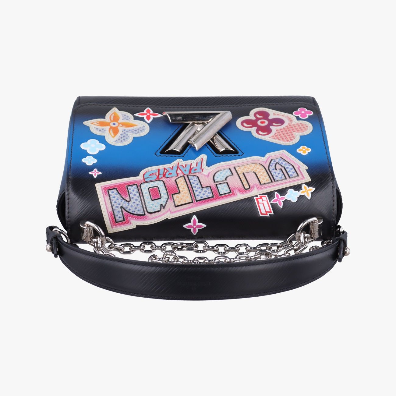 Louis Vuitton Twist MM Multicolor Black Epi Shoulder — view 8