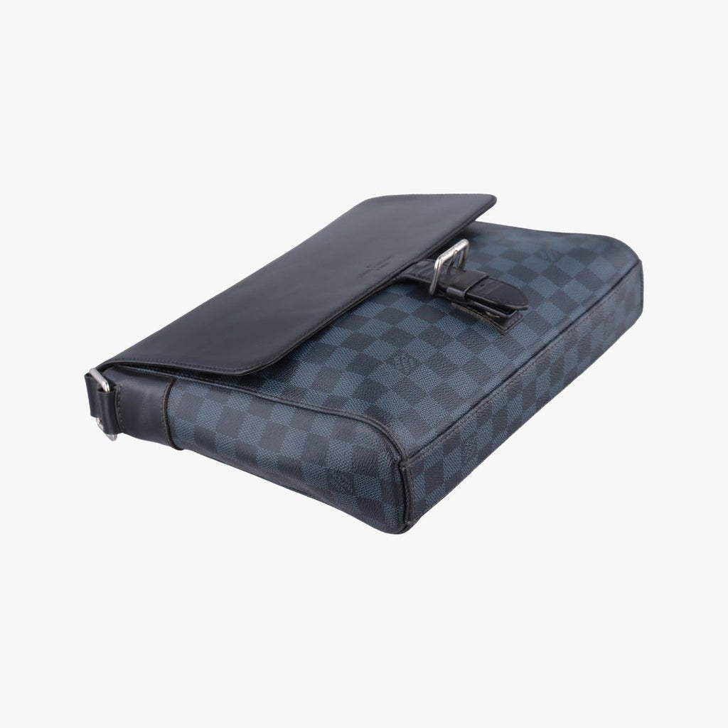 Louis Vuitton Newport Messenger PM Black Navy Damier Cobalt — view 5