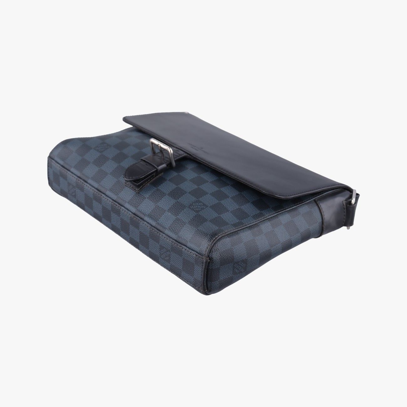 Louis Vuitton Newport Messenger PM Black Navy Damier Cobalt — view 4