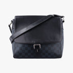 Louis Vuitton Newport Messenger PM Black Navy Damier Cobalt