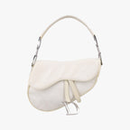 Dior Saddle White Nylon Leather Shoulder