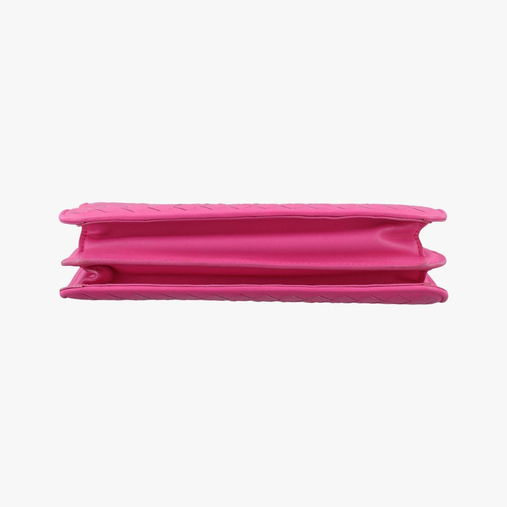 Bottega Veneta Intrecciato Olympia Pink Lambskin Shoulder — view 3