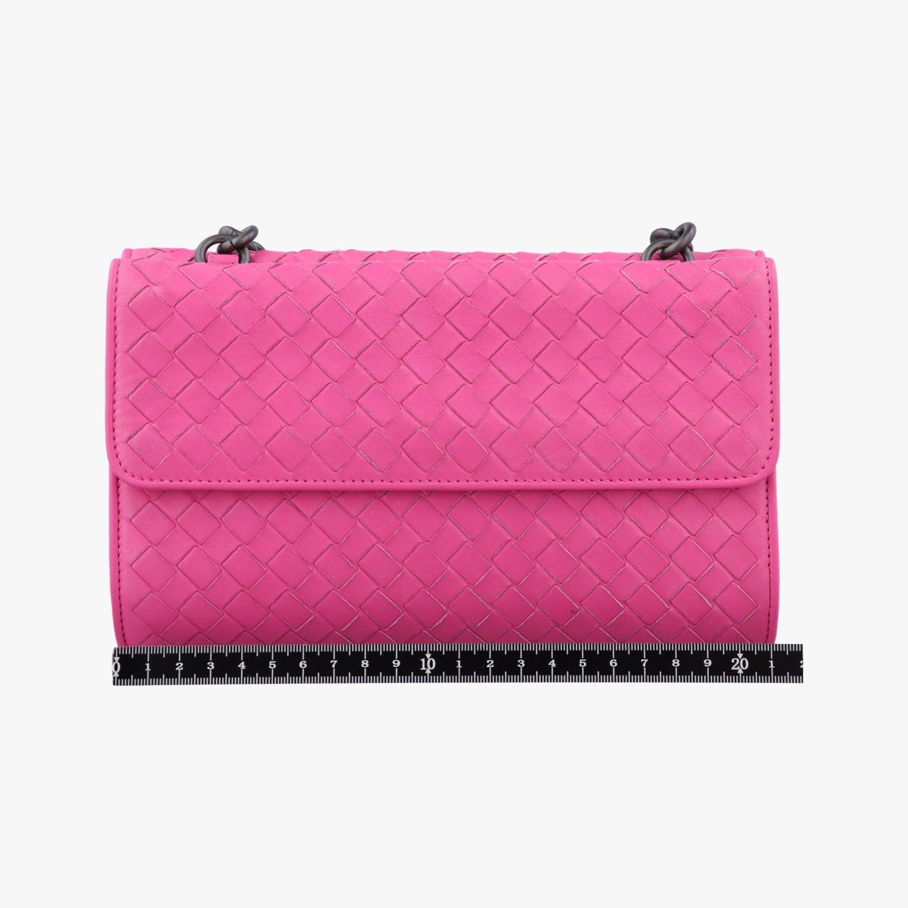 Bottega Veneta Intrecciato Olympia Pink Lambskin Shoulder — view 2