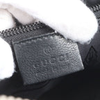 Gucci Guccissima Leather Shoulder Bag Crossbody Messenger Black — view 8