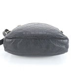 Gucci Guccissima Leather Shoulder Bag Crossbody Messenger Black — view 5