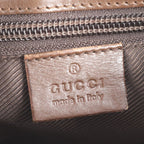 Gucci GG Canvas Leather Shoulder Bag Crossbody Messenger Brown — view 8